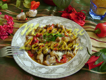 Bibərli Göbələk Qovurması