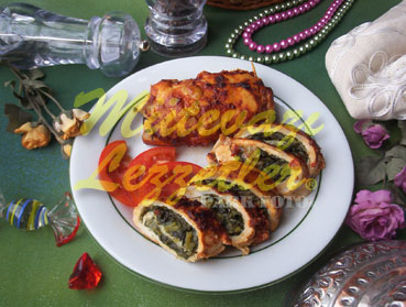 Ispanaqlı Toyuq Sarması